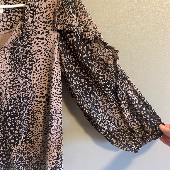 Maeve brown and black blouse - Picture 4 of 4